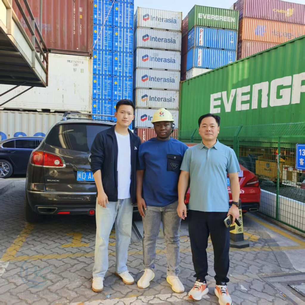 Group photo with clients