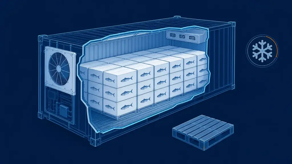 How Many Tons of Frozen Mackerel Fit in a Reefer Container?